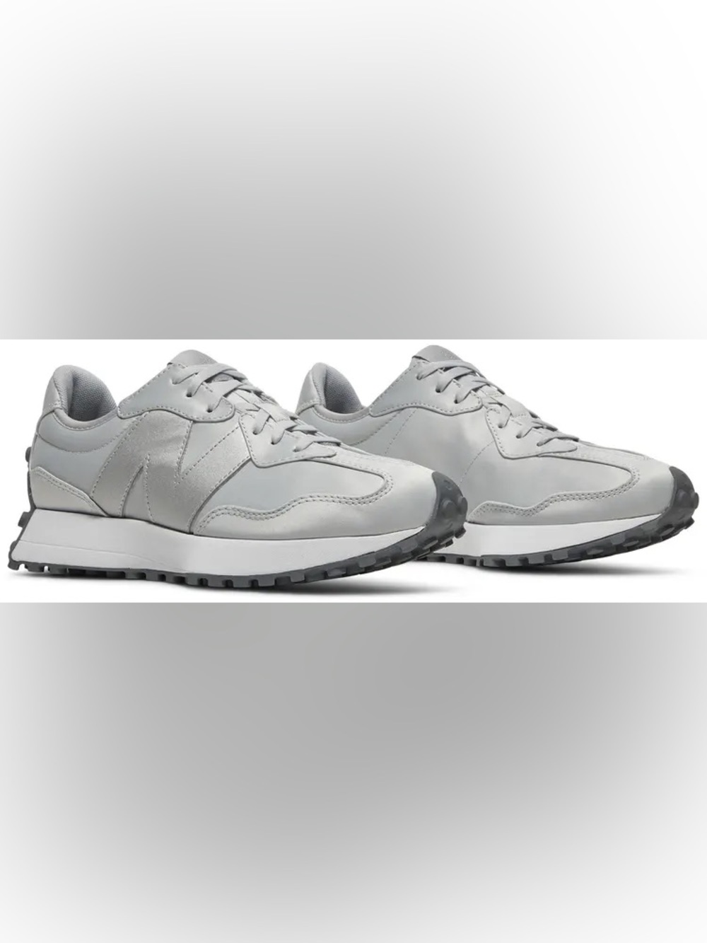 Women’s New Balance 327 Silver - Picture 3 of 11